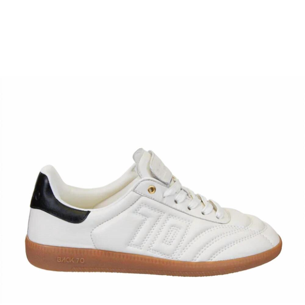 NEW BACK 70 women's fluffy sneaker in white